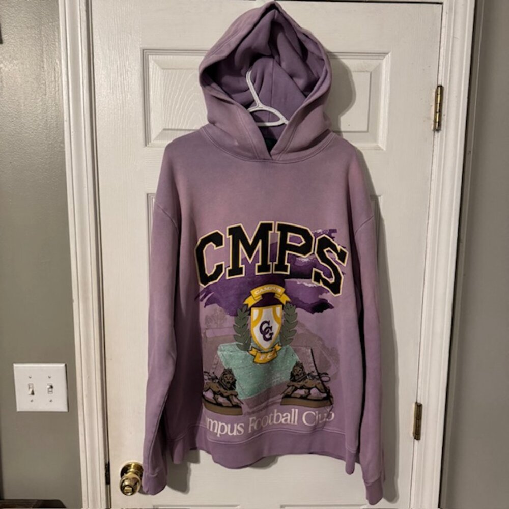 Campus Goods Club Hoodie Vintage Purple CG-H24-19 Size 2XL XXL NWT $150 Retail
